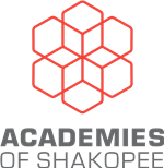 Academies of Shakopee Logo Red Stacked 